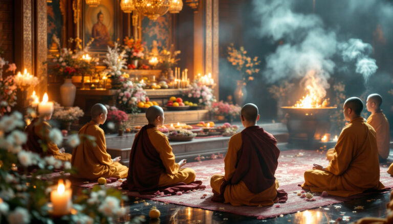 découvrez comment les rituels de jeûne et les pratiques de purification après un décès jouent un rôle central dans le bouddhisme, favorisant la paix de l’âme et l’harmonie pour les vivants.